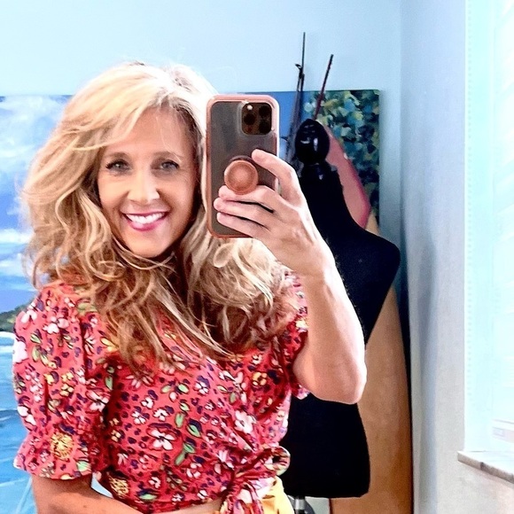 🌸XiX Palms,Honolulu, HI, Excellent Condition,Floral LARGE Bow-Knot Front,Size M - Picture 11 of 13